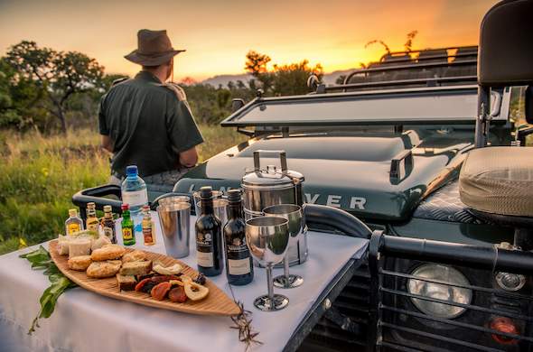 sun set safari picture